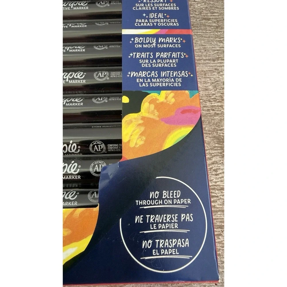 New Sharpie Creative Markers Bullet Tip Acrylic Markers 10 Count Limited Edition